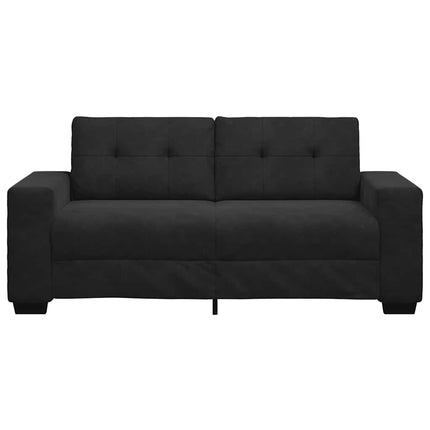 elskovssofa 180x77x82 cm fløjl sort