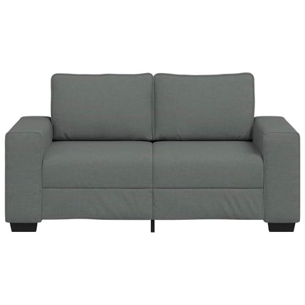 2-personers sofa 160x77x82 cm stof mørkegrå