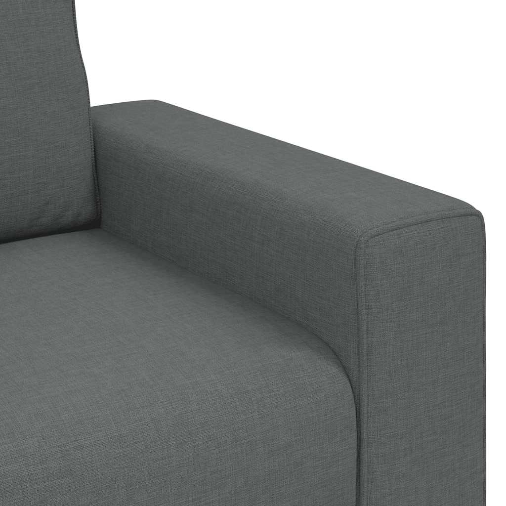 2-personers sofa 120 cm stof mørkegrå