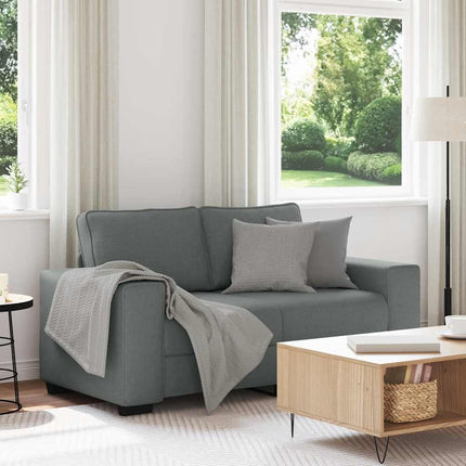 2-personers sofa 160x77x82 cm stof mørkegrå