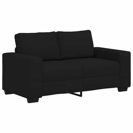 2-personers sofa 160x77x82 cm stof sort