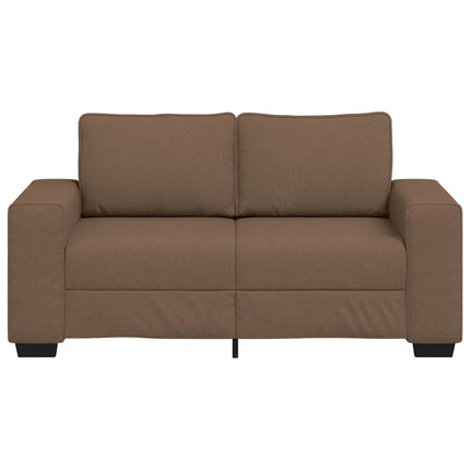 2-personers sofa 160x77x82 cm stof brun