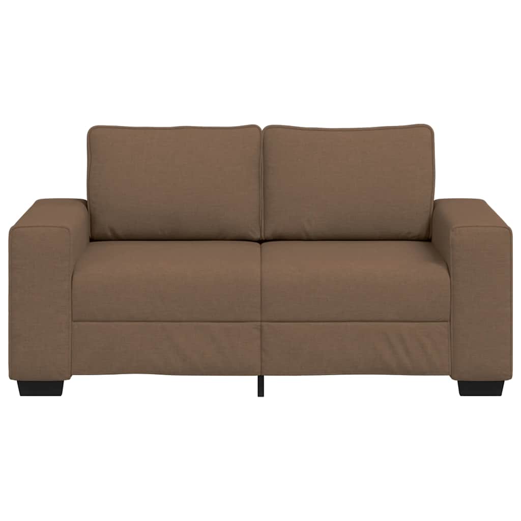 2-personers sofa 120 cm stof brun