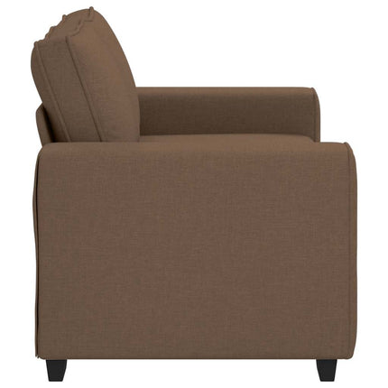 2-personers sofa 160x77x82 cm stof brun