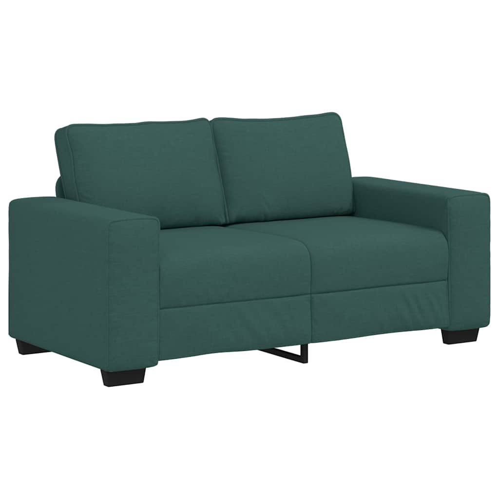 2-personers sofa 120 cm stof mørkegrøn