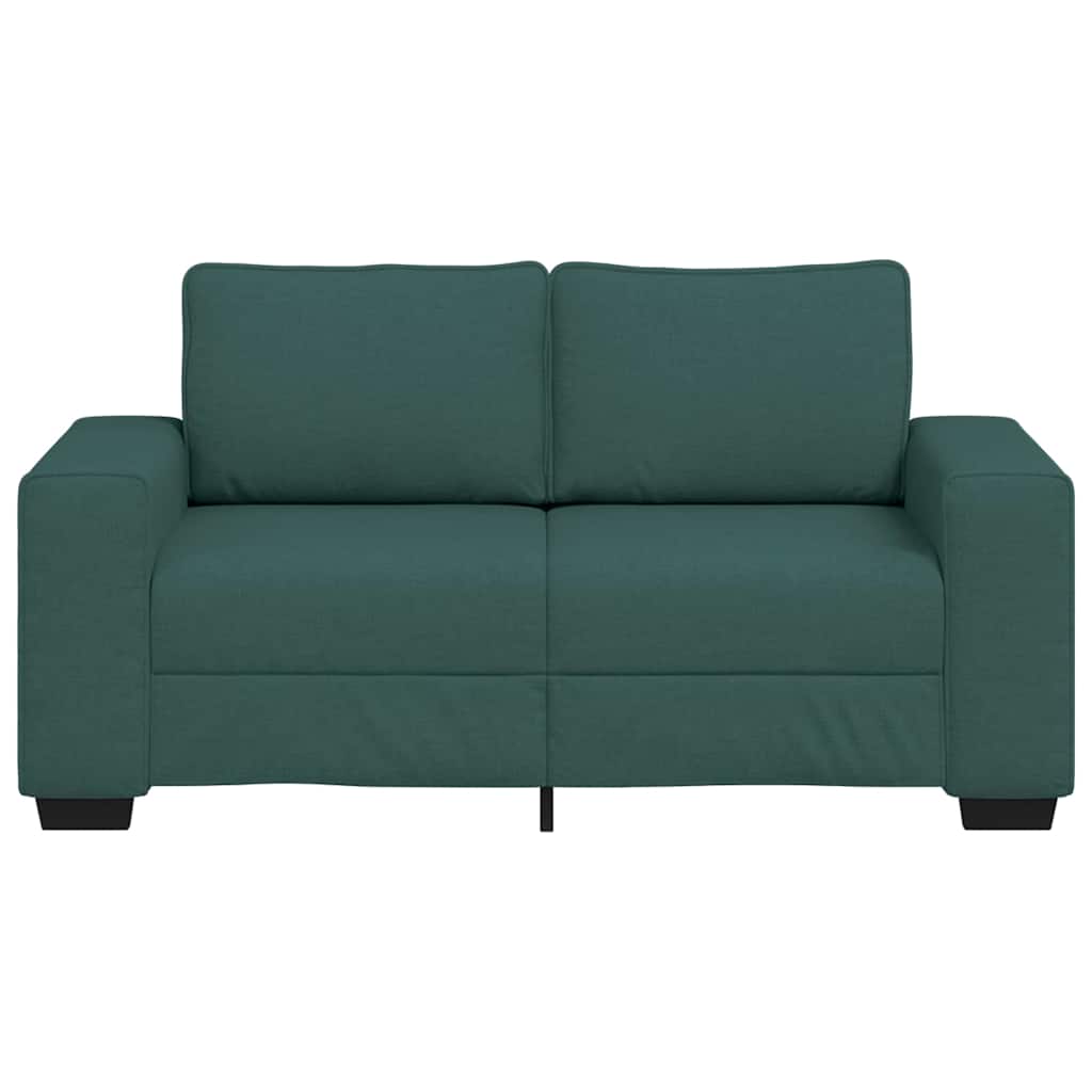 2-personers sofa 120 cm stof mørkegrøn
