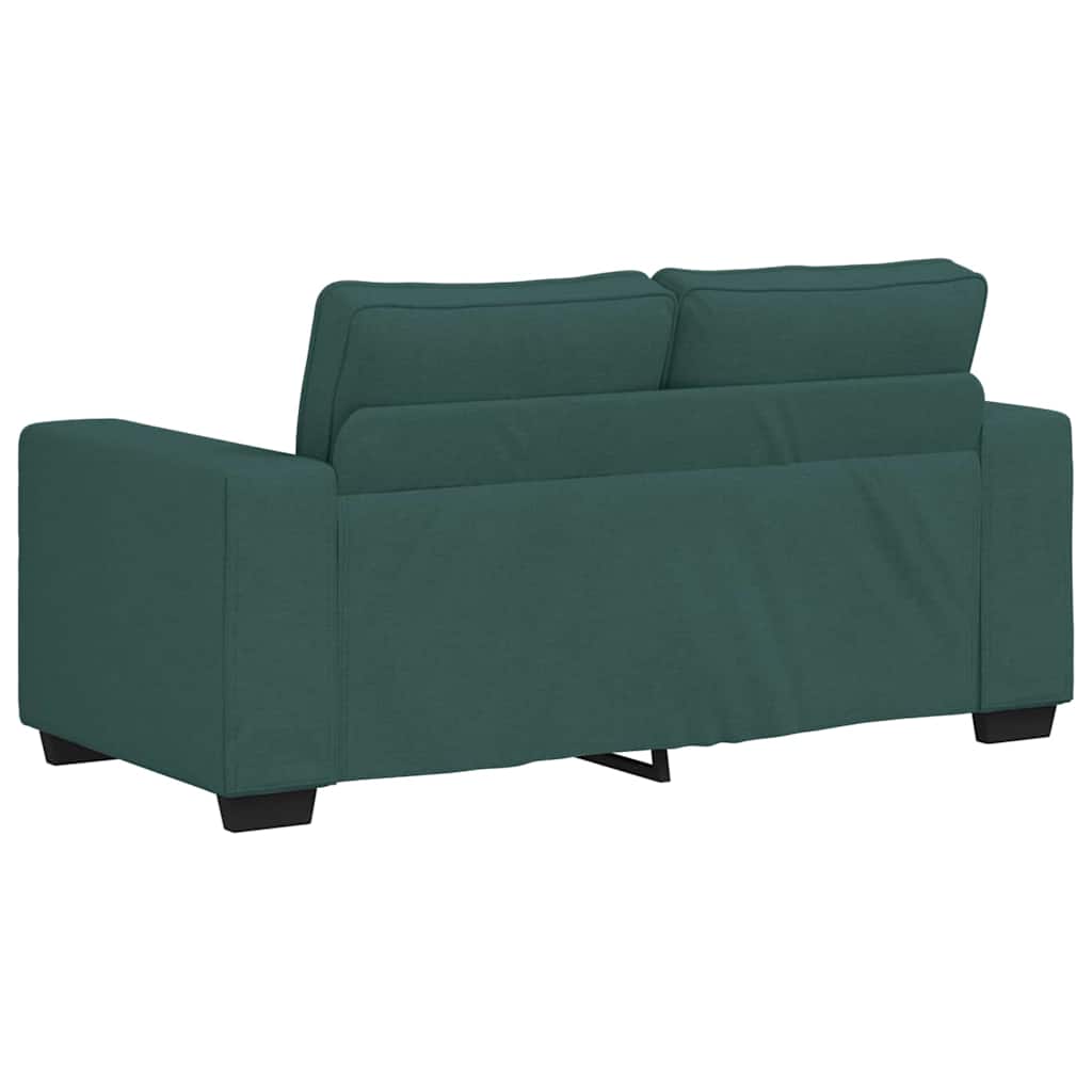 2-personers sofa 120 cm stof mørkegrøn
