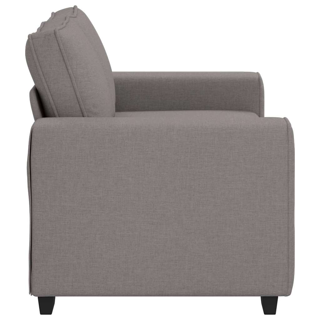 2-personers sofa 120 cm stof gråbrun