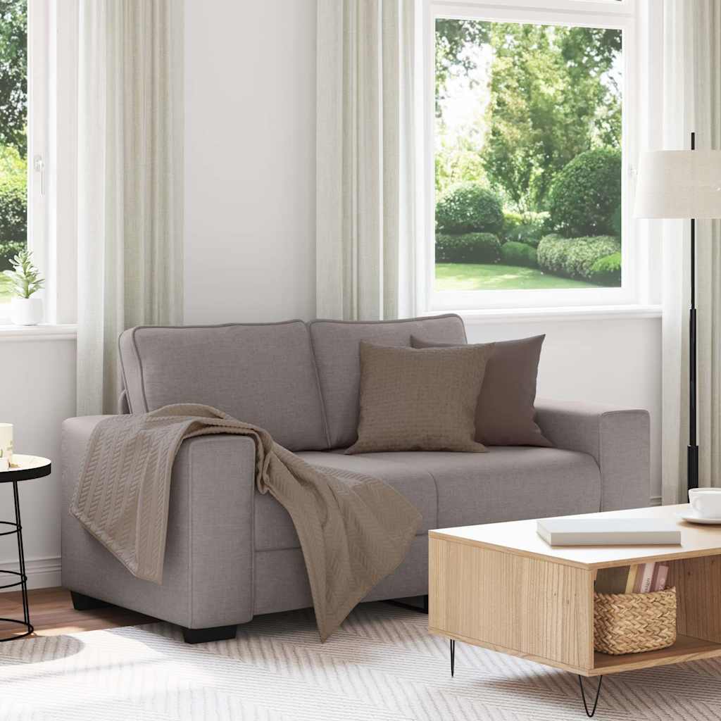 2-personers sofa 120 cm stof gråbrun