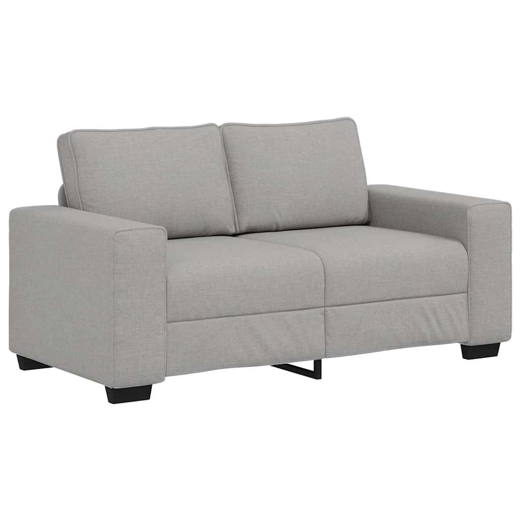 2-personers sofa 120 cm stof skygrå