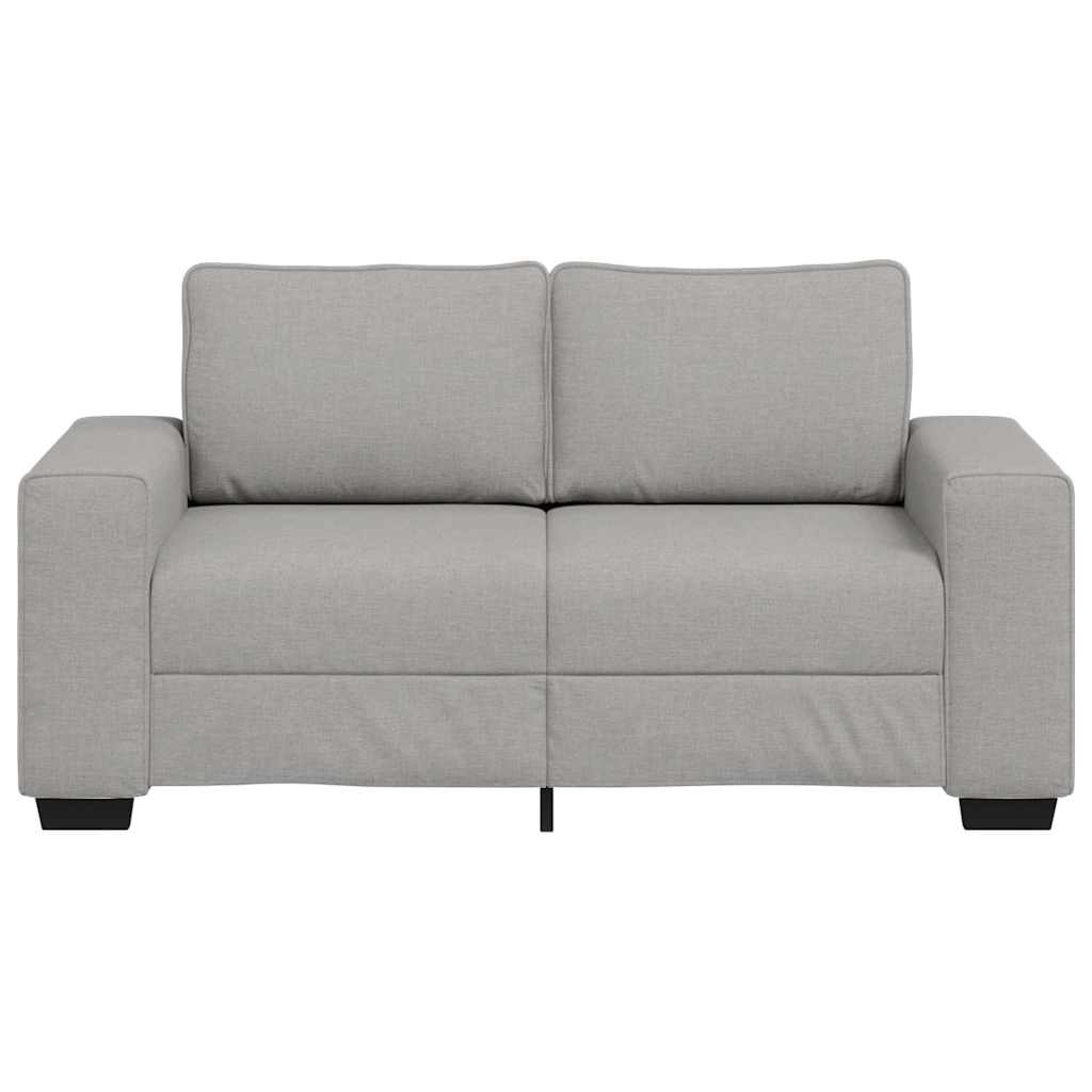 2-personers sofa 120 cm stof skygrå