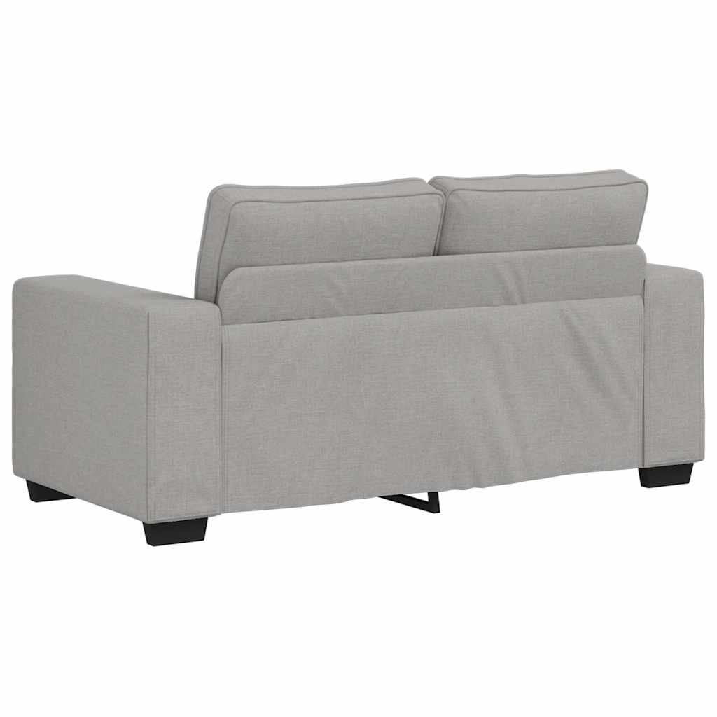 2-personers sofa 120 cm stof skygrå
