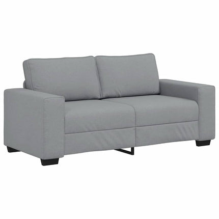 2-personers sofa 180x77x82 cm stof lysegrå