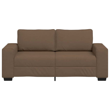 2-personers sofa 180x77x82 cm stof brun