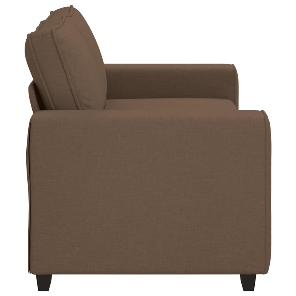 2-personers sofa 140 cm stof brun