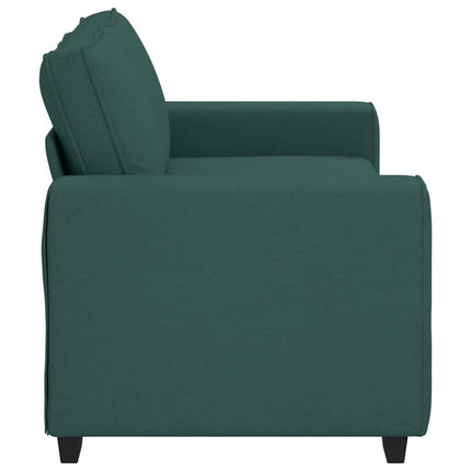 2-personers sofa 180x77x82 cm stof mørkegrøn