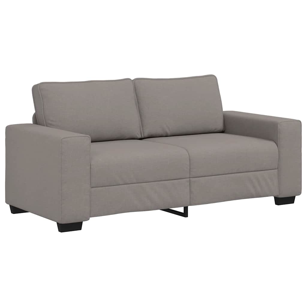 2-personers sofa 140 cm stof gråbrun