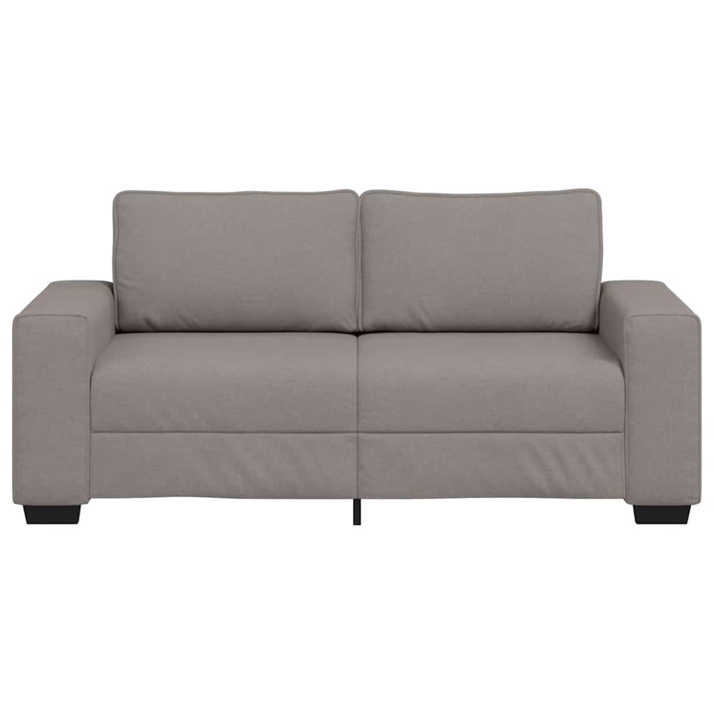2-personers sofa 140 cm stof gråbrun
