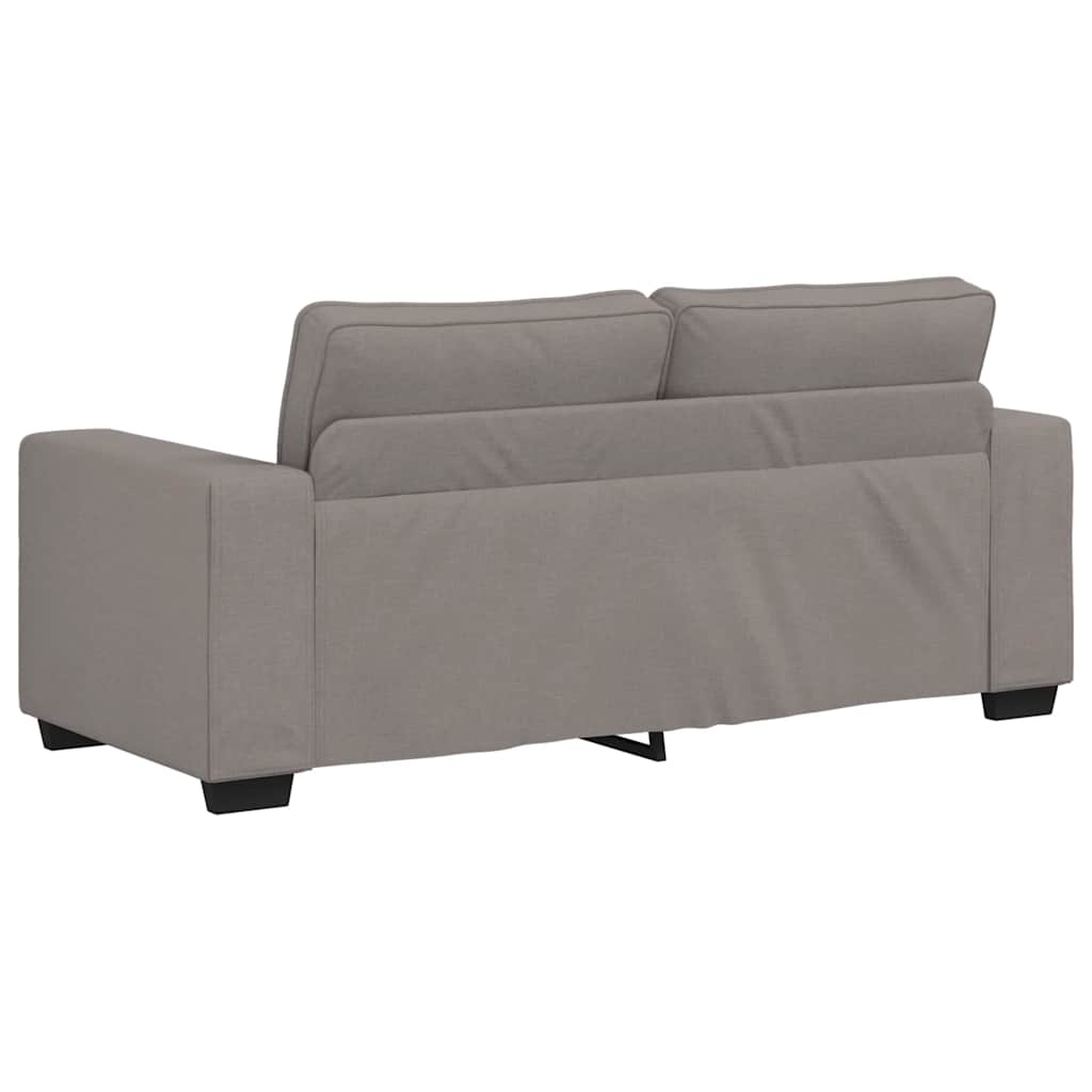 2-personers sofa 140 cm stof gråbrun