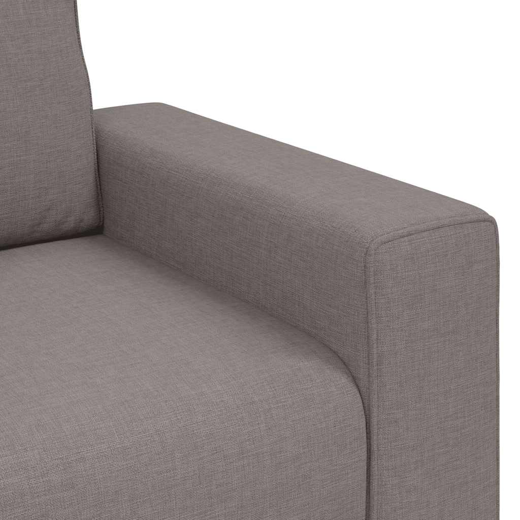 2-personers sofa 140 cm stof gråbrun