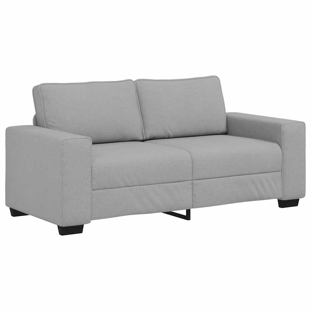 2-personers sofa 140 cm stof skygrå