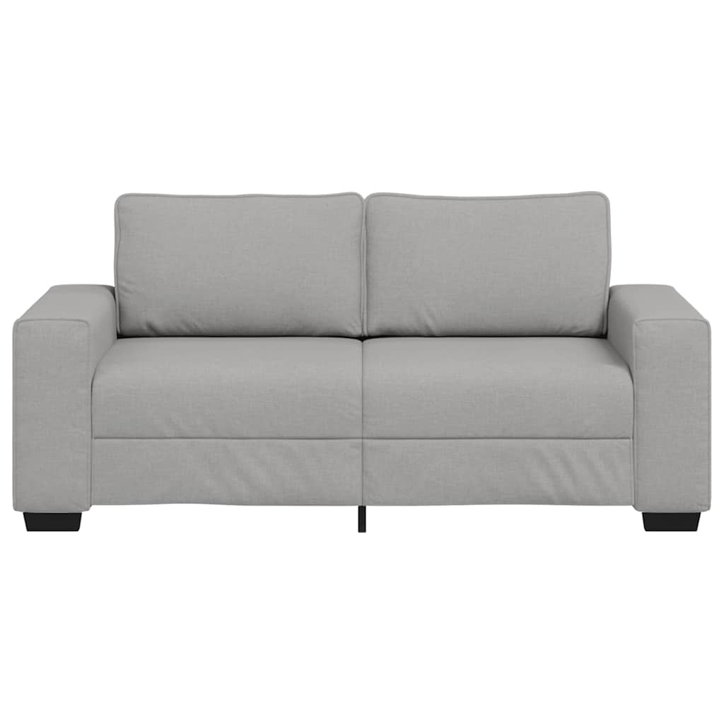 2-personers sofa 140 cm stof skygrå