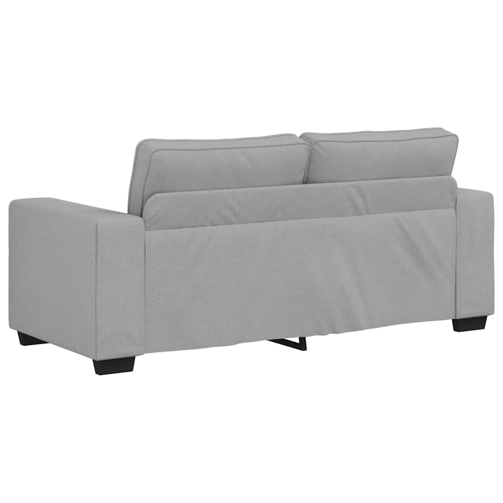 2-personers sofa 140 cm stof skygrå