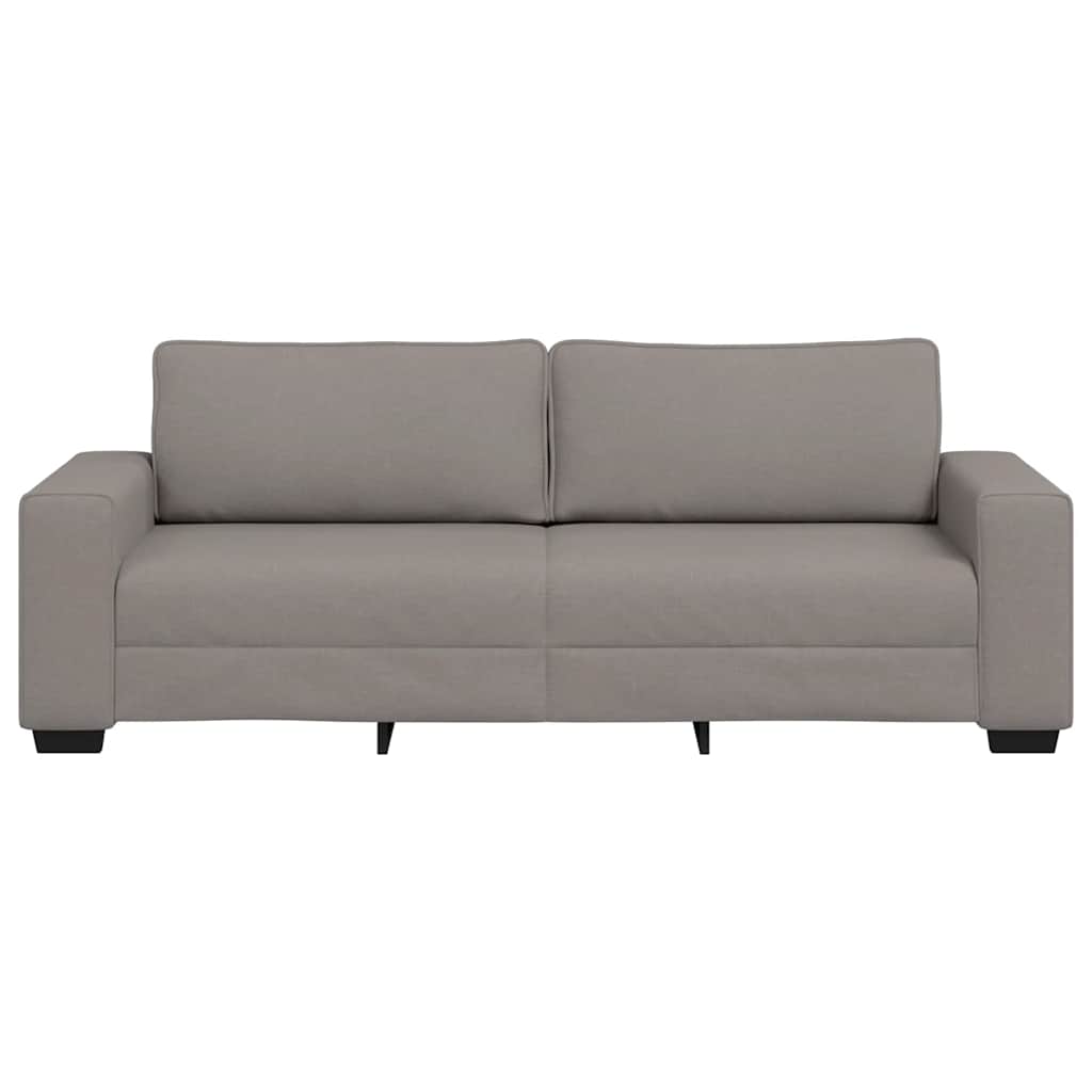 3-personers sofa 180 cm stof gråbrun