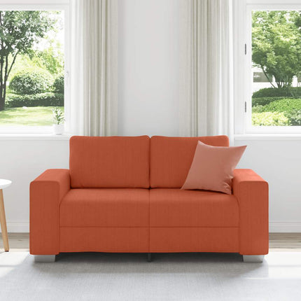 elskovssofa 160x77x82 cm fløjlsstof rød orange