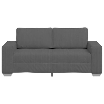 elskovssofa 180x77x82 cm fløjlsstof mørkegrå