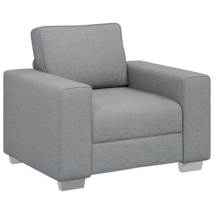 Sofa Stol Lysegrå 100 cm Stof