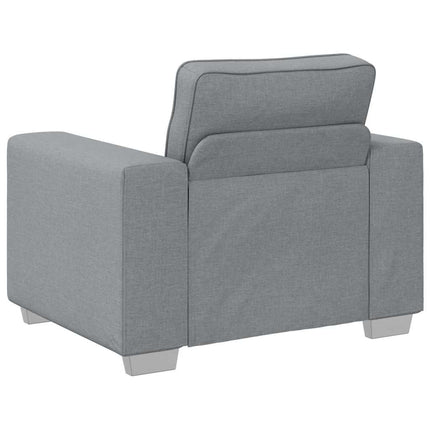 Sofa Stol Lysegrå 100 cm Stof