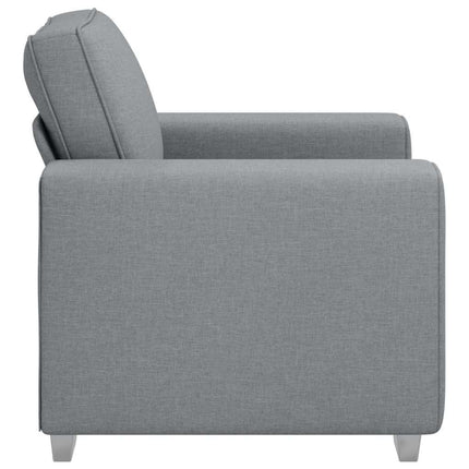 Sofa Stol Lysegrå 100 cm Stof