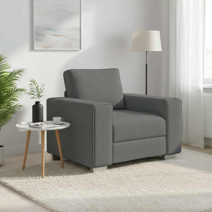 Sofa Stol Mørkegrå 100 cm Stof