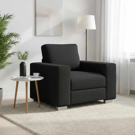 Sofa Stol Sort 100 cm Stof