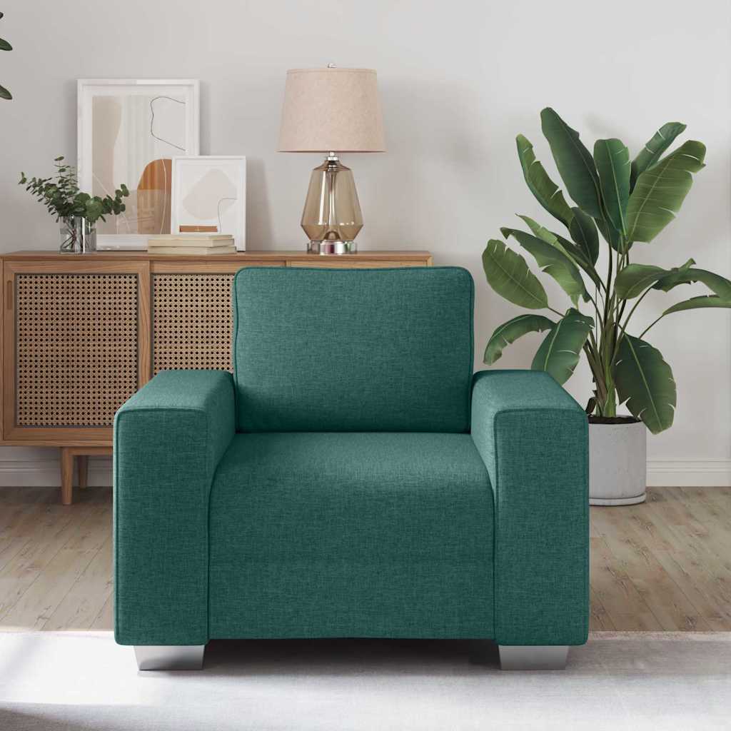 Sofa Mørkegrøn 100 x 77 x 82 cm Stof