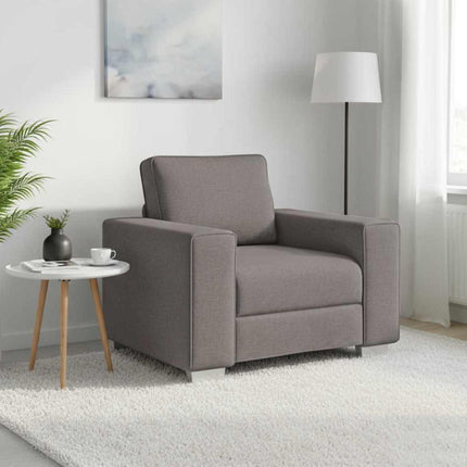 Sofa Stol Gråbrun 100 cm Stof