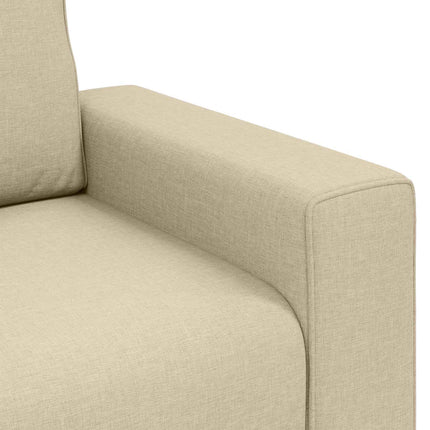 Sofa Stol Creme 100 cm Stof