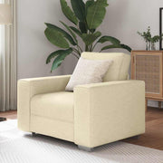 Sofa Creme 100 x 77 x 82 cm Stof