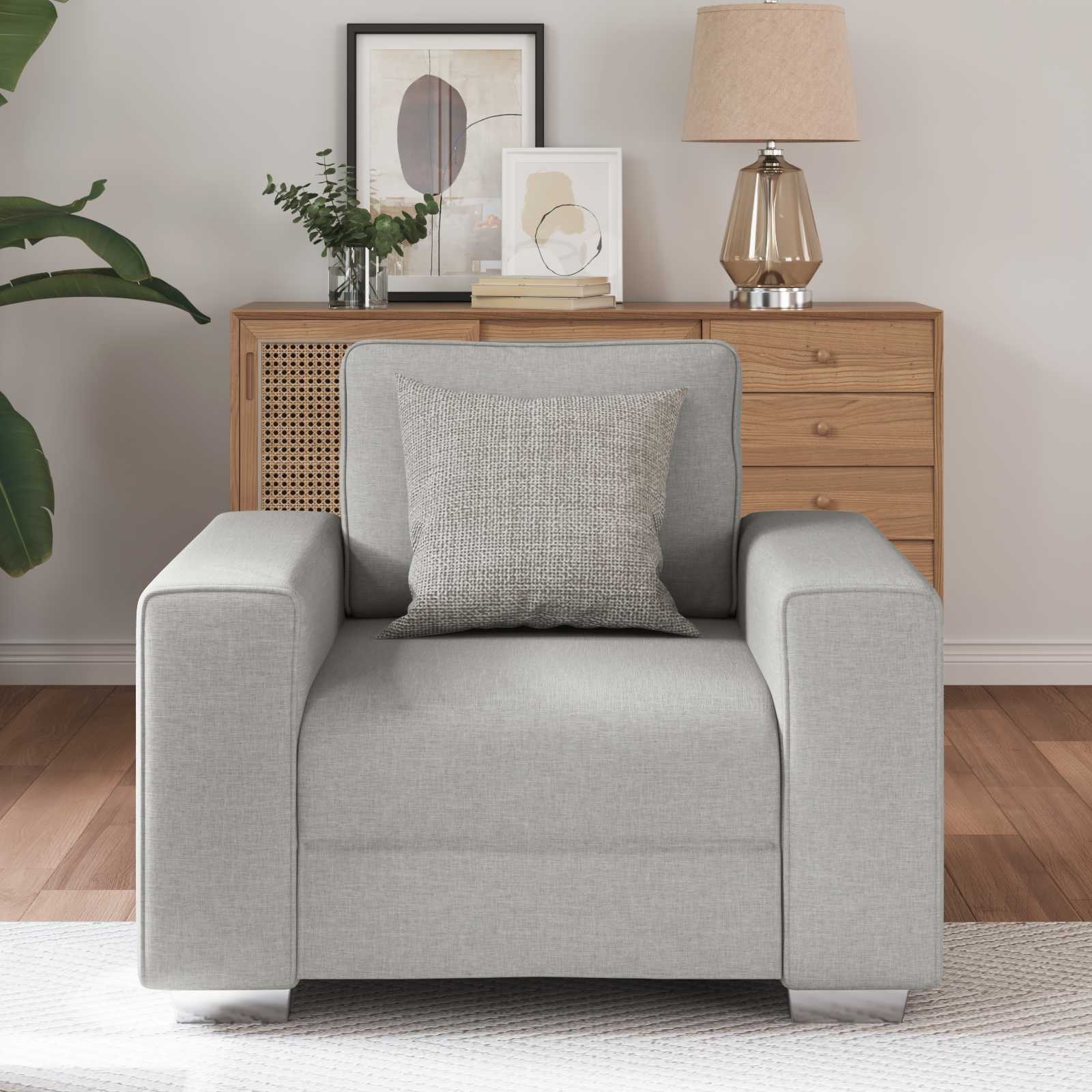 Sofa Skygrå 100 x 77 x 82 cm Stof