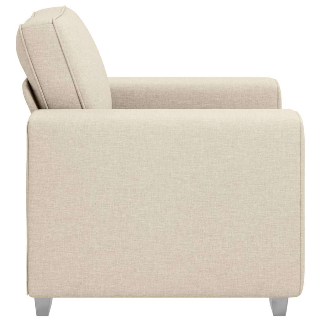 Sofa Beige 100 x 77 x 82 cm Linned-blandet stof
