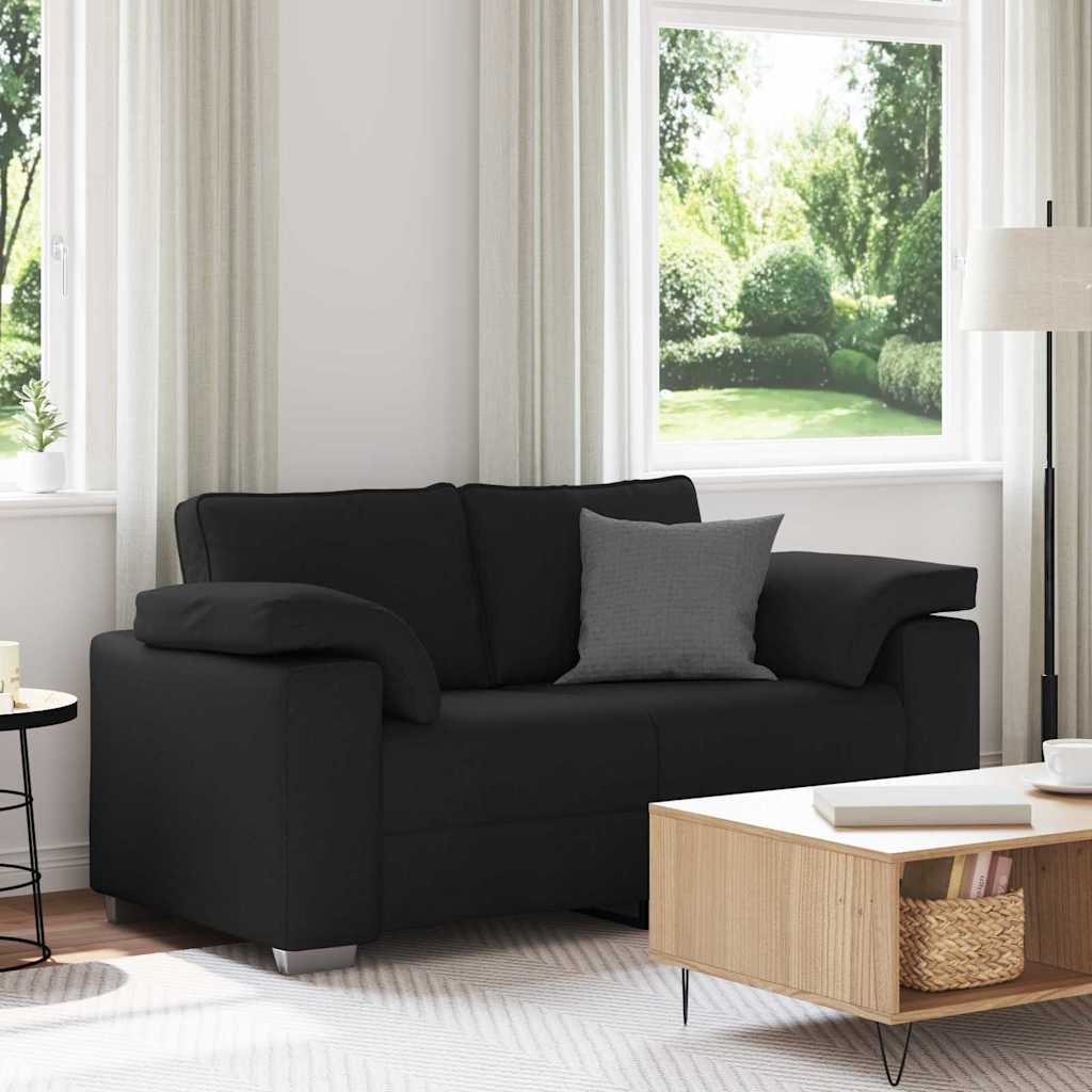Sofa Sort 160 x 77 x 82 cm Stof