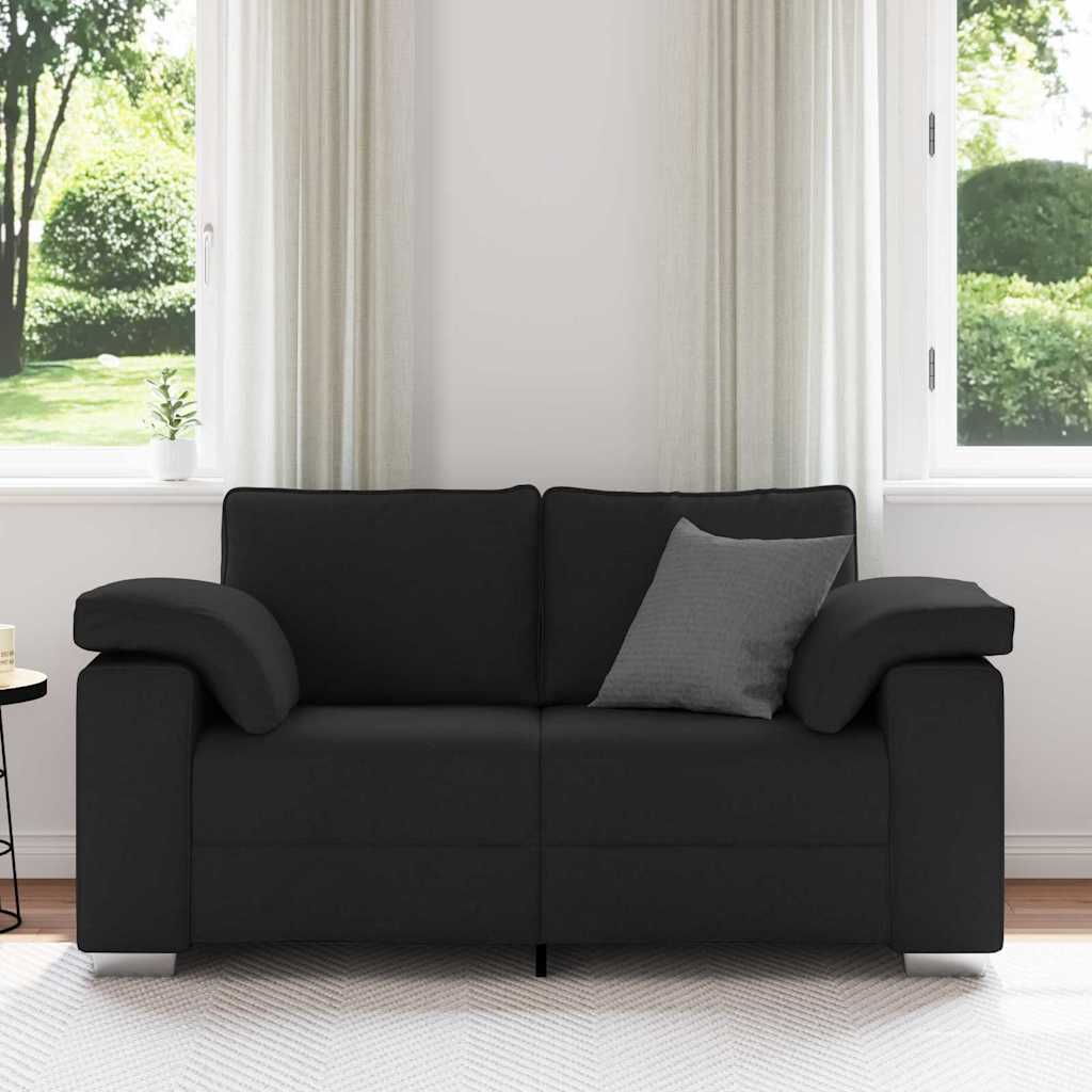 Sofa Sort 160 x 77 x 82 cm Stof