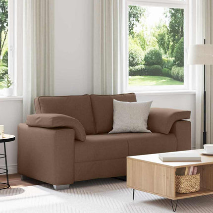 Tosæders sofa Brun 160 cm Stof