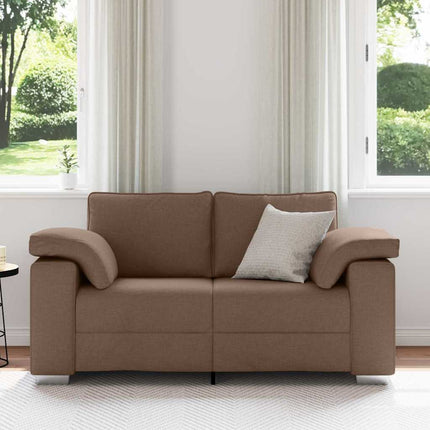 Tosæders sofa Brun 160 cm Stof