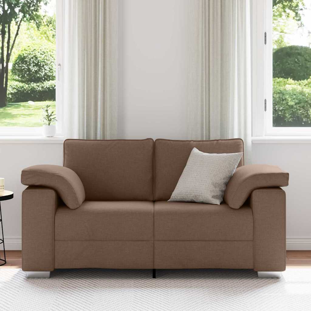 Sofa Brun 160 x 77 x 82 cm Stof