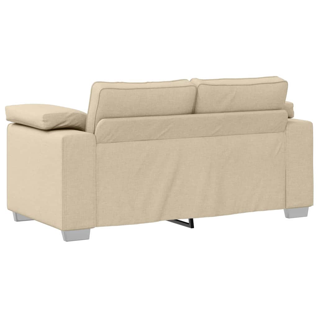 Sofa Creme 160 x 77 x 82 cm Stof