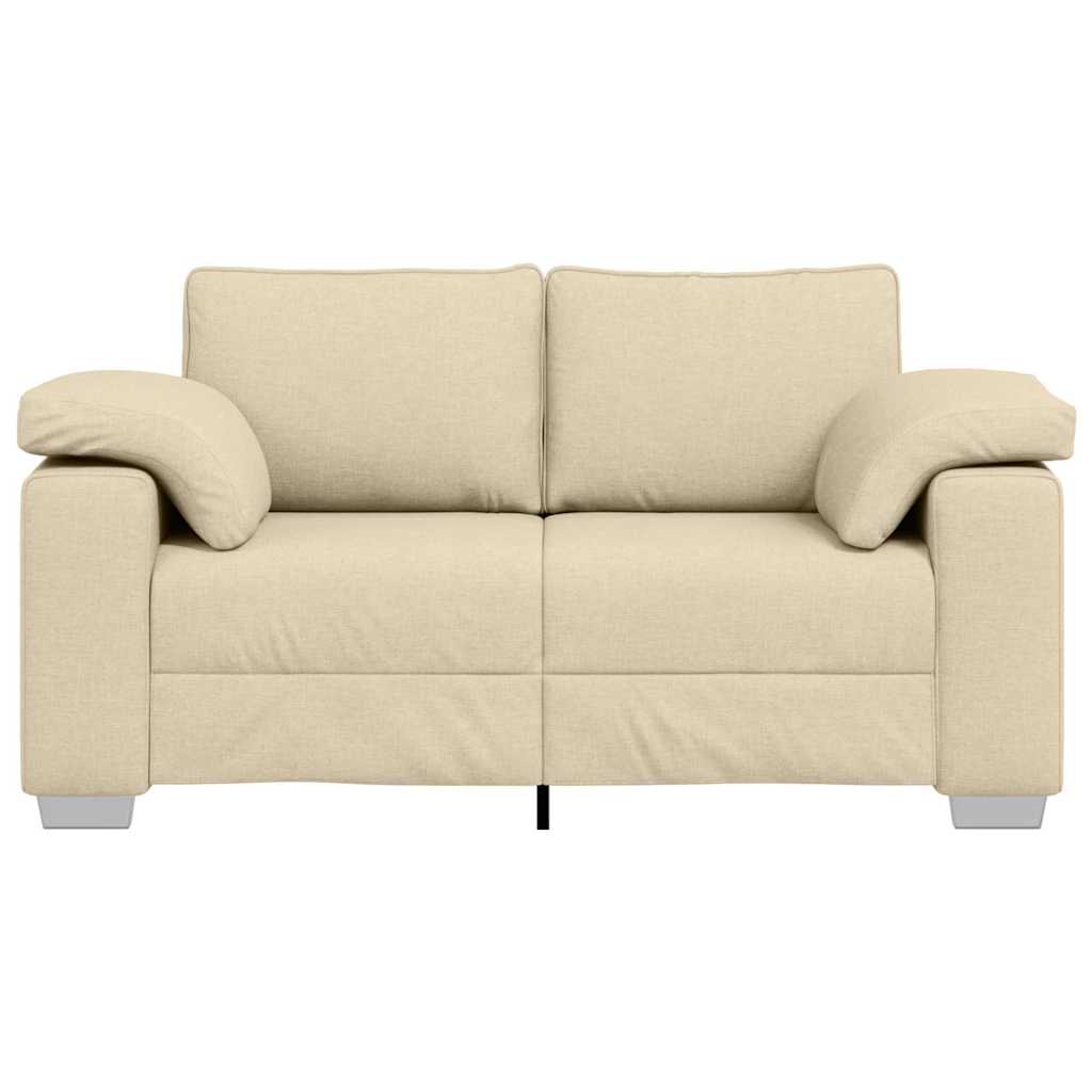 Sofa Creme 160 x 77 x 82 cm Stof