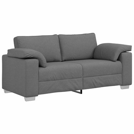 Tosæders sofa Mørkegrå 180 cm Stof