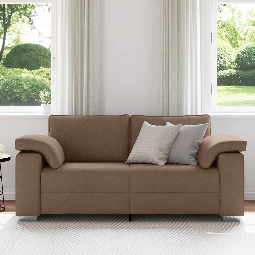 Sofa Brun 180 x 77 x 82 cm Stof